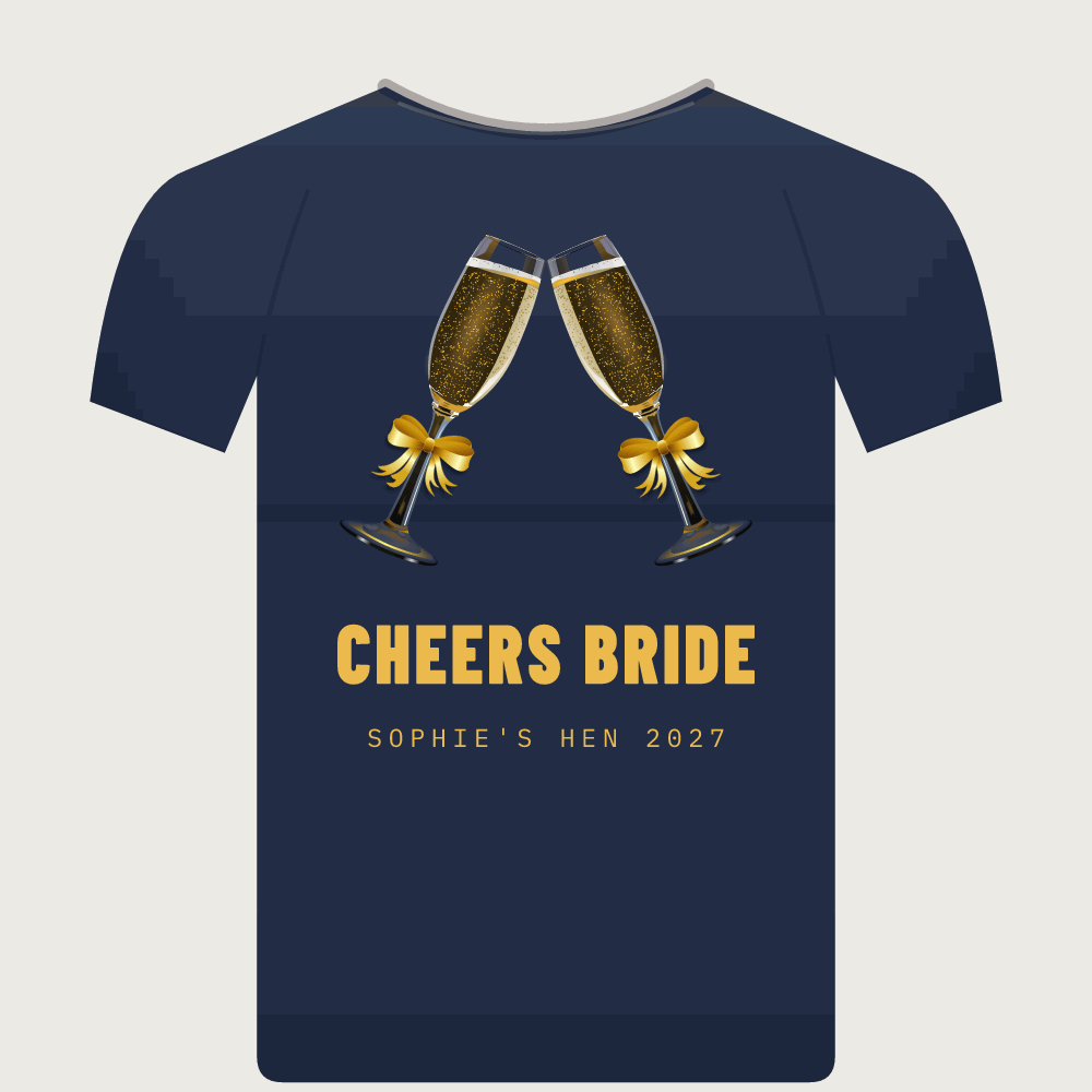 Toast hen do t-shirt, front